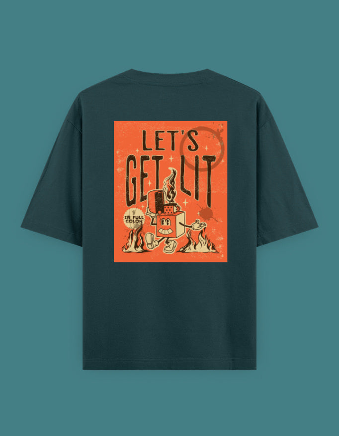 Unisex Oversized Get Lit T-Shirt